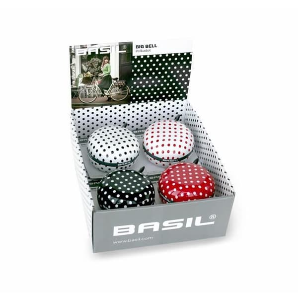Dörrklocka - BASIL - Polkadot Display - Röd - Herr - Vuxen