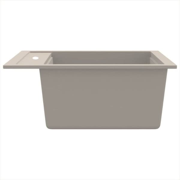 Köksvatten - VIDAXL - Beige - Granit - Rektangulär - 1 djup vask