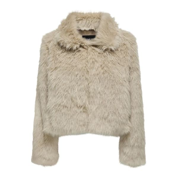 Faux fur jacka dam Only Manny - pumice stone