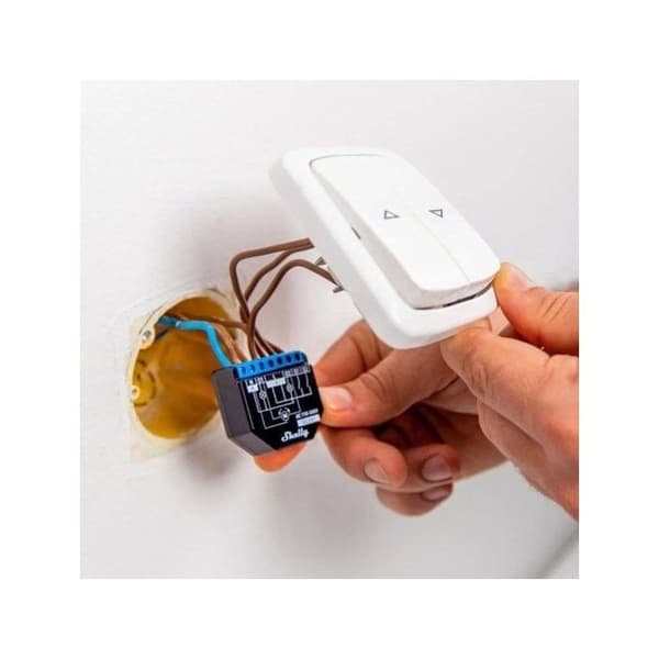 Kontrollmodul - Shelly - Plus 2 PM - Inomhus - Vit - Smart automatisering