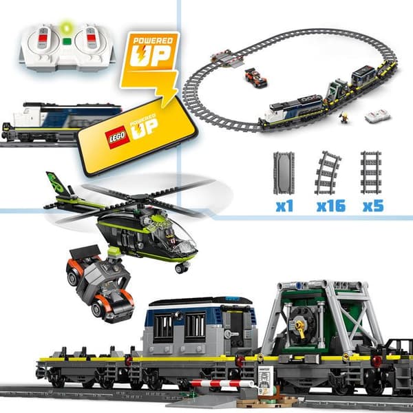 LEGO City 60508 Tågrån - Byggleksak från 7 år - Present