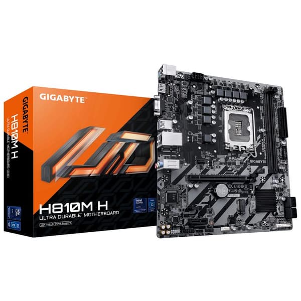 Moderkort - GIGABYTE - H810M H - Format Micro-ATX - Chipset Intel H810 - DDR4