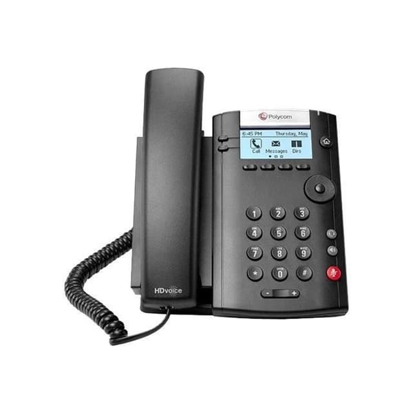 Polycom 201 IP-telefon - Stationär, väggfäste - 2 x Total Line - VoIP