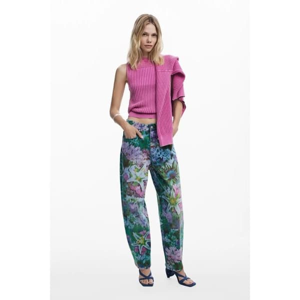 Desigual Beetle damjeans - grön