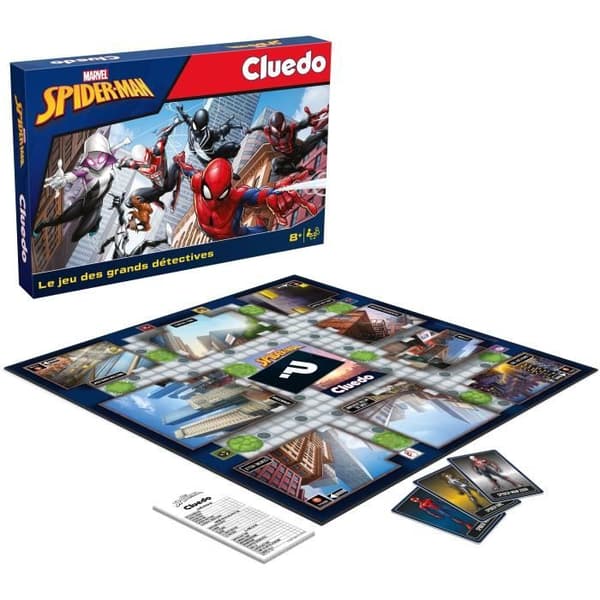 CLUEDO Spider-Man - Brädspel - VINNANDE RÖRELSER