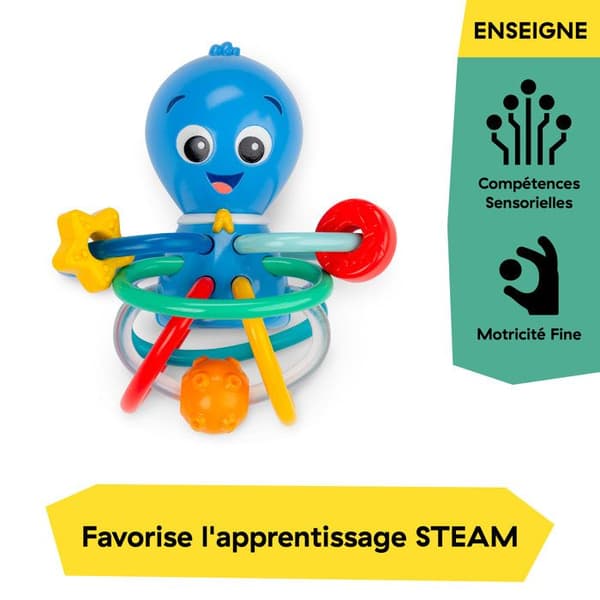 BABY EINSTEIN OPUS Bitleksaker Shake & Soothe leksak och skramla 0M+