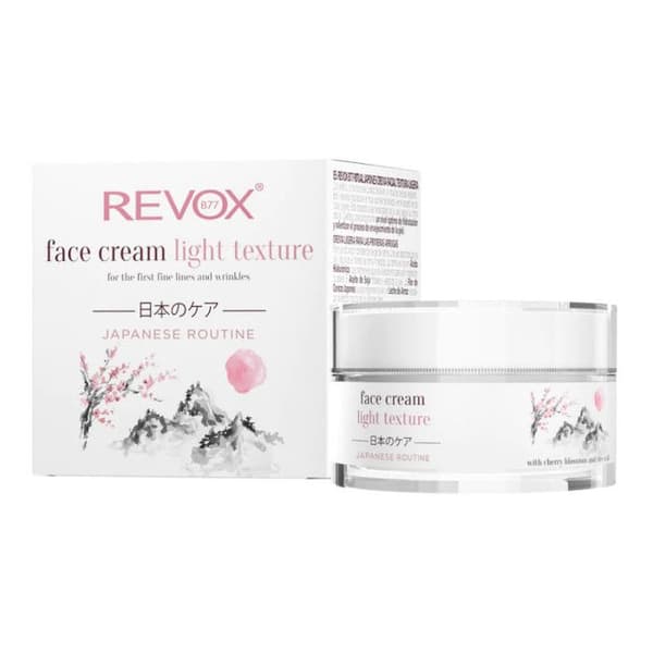 Ansiktskräm - Revox - Japanskt Ritus - 50ml - Lätt Textur - Vegansk