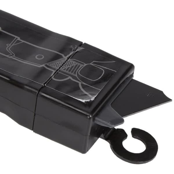 TAJIMA Box med 10 Razar refillblad - 25 mm - Svart