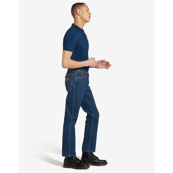 Jeans Wrangler Texas Stretch Darkstone - blå
