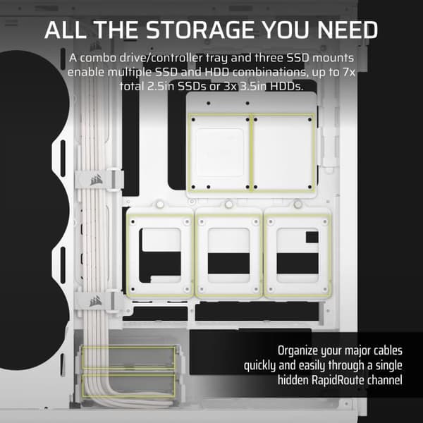 CORSAIR 5000T ATX Medium Tower White