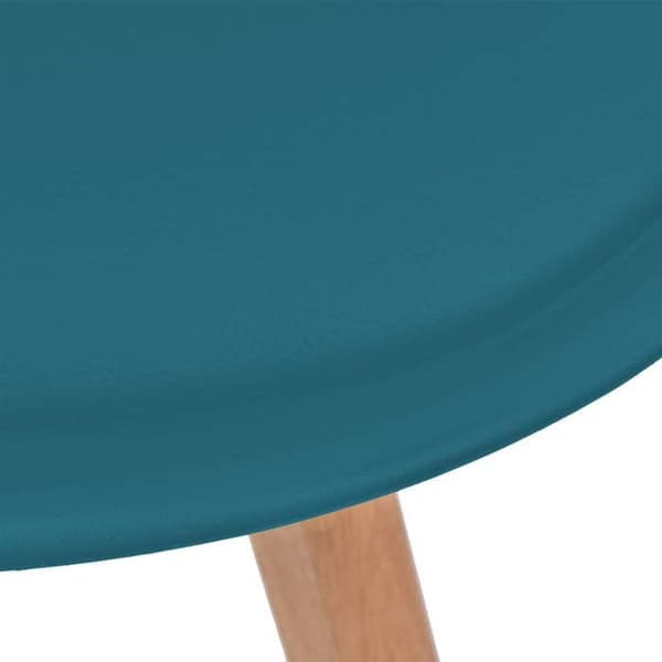 vidaXL Matstolar set om 2 Turkos Plast 244789
