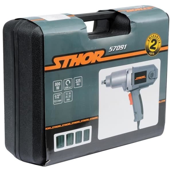 Sthor 800W 5-delad slagnyckelset Silver