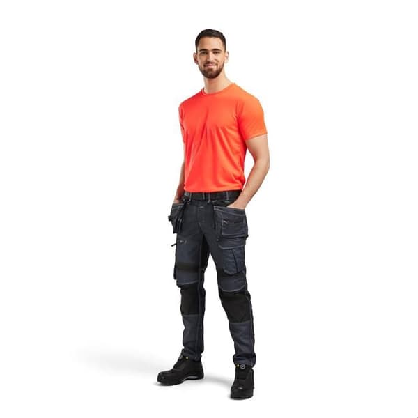 T-shirt med hög synlighet V-hals Blaklader