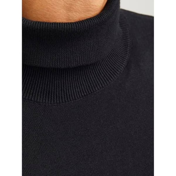 Pull col roulé Jack & Jones Ebasic - svart