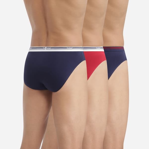 3-pack av klassiska färger bomullstrumpor