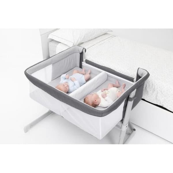 CHICCO - Sänggavel Cododo Next2Me Tvillingar Magnet Grå