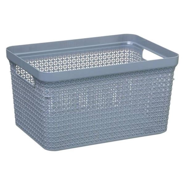 Plastkorg 5L "Skandinavisk" grå - 5 five simply smart