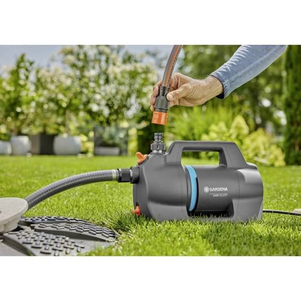 Trädgårdspump - GARDENA - 5400 Silent - Tyst - 5 400 l/h - Grå