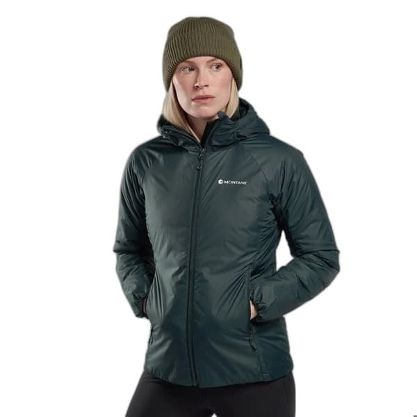 Damregnjacka med huva Montane Respond
