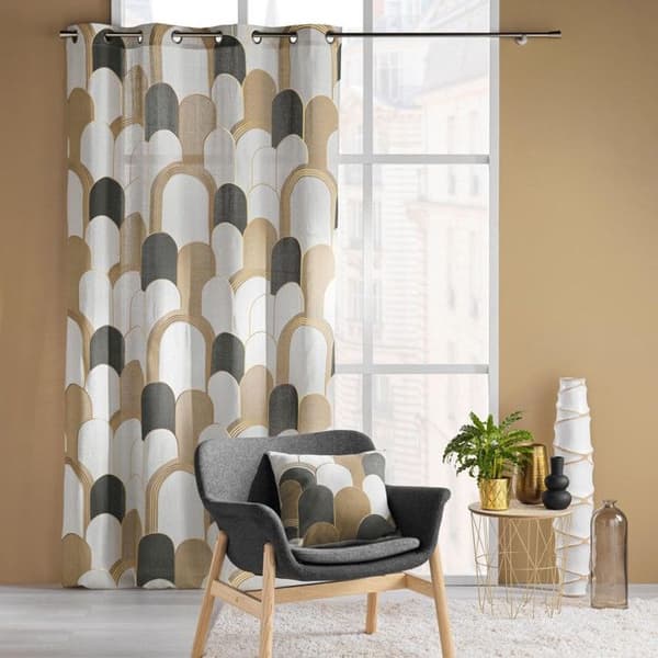 Avtagbar kudde 45 x 45 cm polycotton metalltryck. Denali
