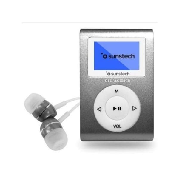 Sunstech DEDALOIII 8 GB grå digital läsare - Flashminne, Bluetooth, taktila knappar