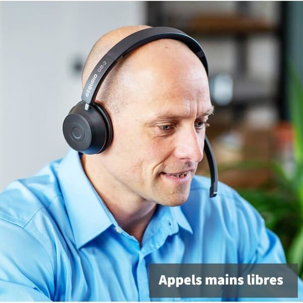 Bluetooth-hörlurar - GEQUDIO - GB-2 - Bullerdämpning - Multi-enhetsanslutning - Lång batteritid