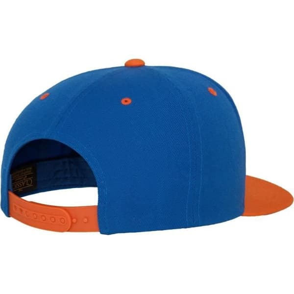 Flexfit Classic 2-Tone Snapback Cap - royal / o…