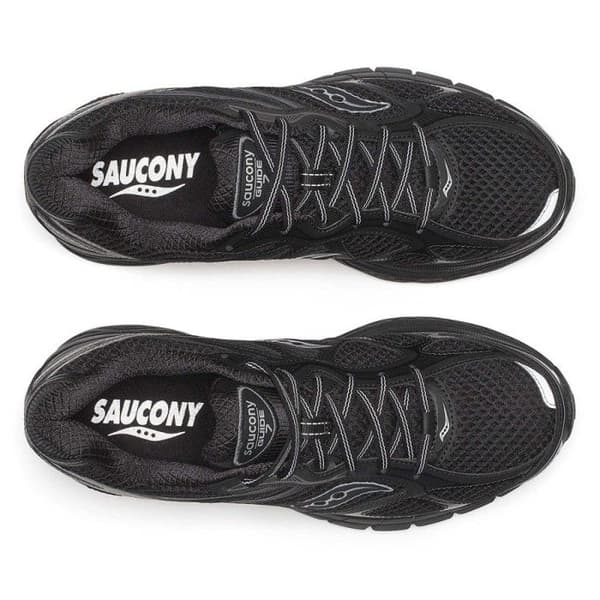 Baskets Saucony ProGrid Guide 7 Svart Silver – Dynamisk dämpning och stabilitet för dina löpningar