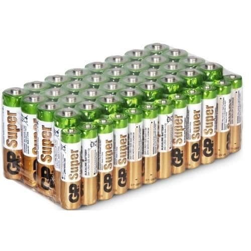 GP ALKALISKA BATTERIER AAA + AA 1,5V BATTERI
