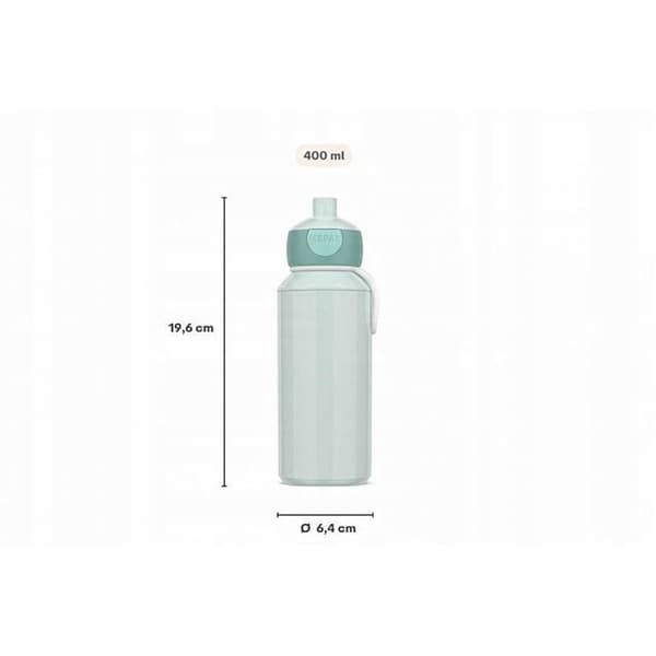 Isolerad flaska - U-GROW - POP-UP CAMPUS - 400 ML - Rosa - Flicka