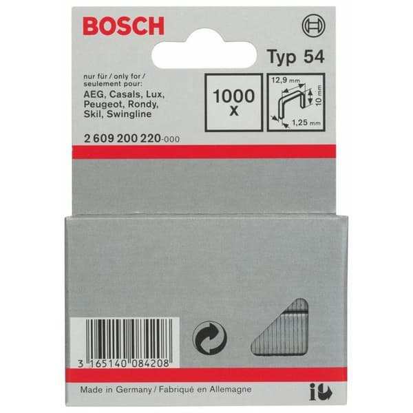 Bosch Staples Typ 54 12,9 x 1,25 x 10 mm