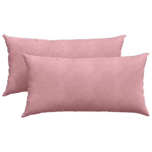 vidaXL Soffkuddar 2 st Rosa 80 x 40 cm 42013717
