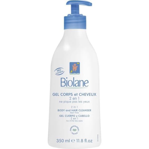 Biolane Gel för kropp och hår 2 i 1 350ml