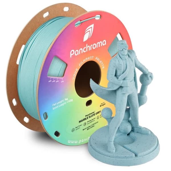 Filament 3D - Panchroma - Marmor PLA - Grå Marmor - 1.75 mm - FDM