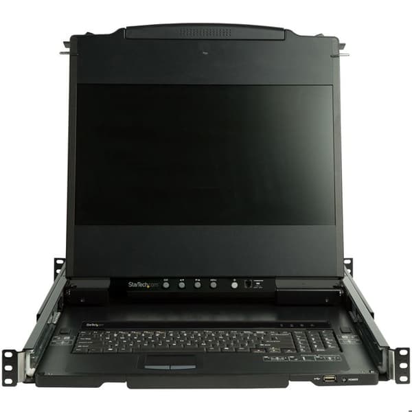 Console KVM - StarTech.com - 17,3 tum - DVI och VGA - Rackbar 1U - 1080p HD