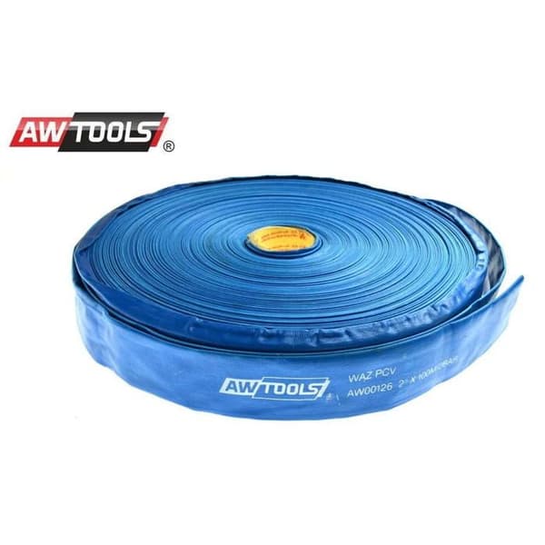 AWTOOLS 2" x 100 m PVC BLÅ vattenslang