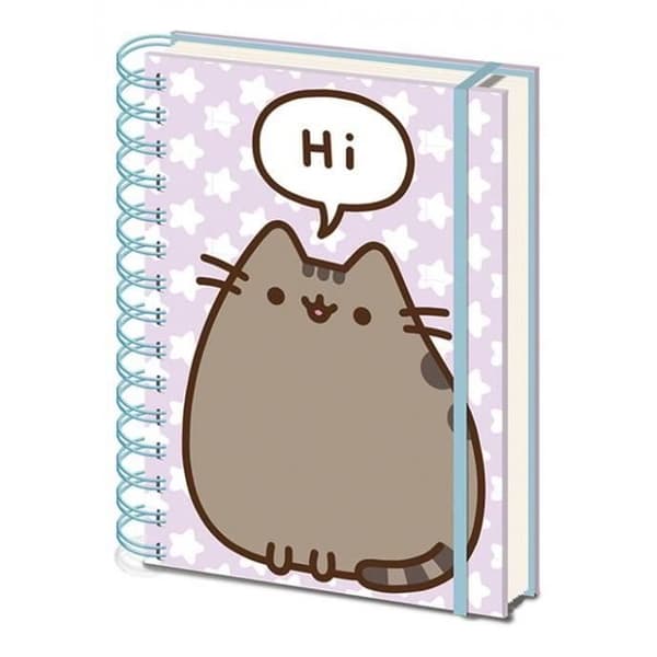 PUSHEEN - Notebook A5 - Pusheen säger hej