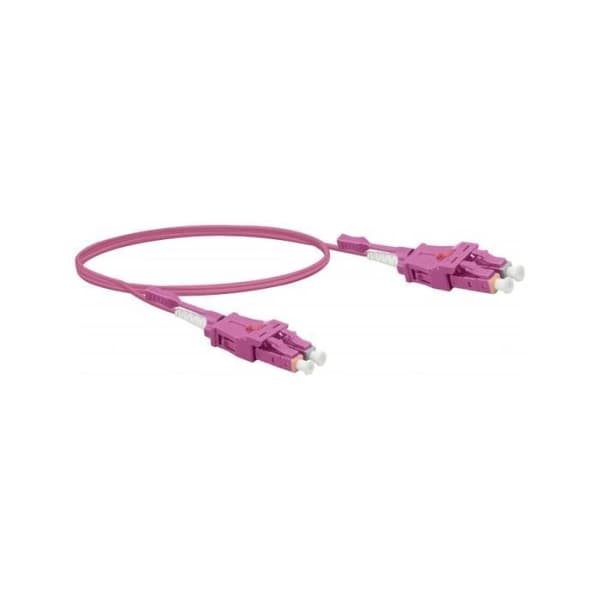 Uniboot OM4 50/125 LC-UPC/LC-UPC duplex UHD optisk patchkabel erika - 1 m