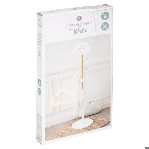 Barnklädhängare moln vit H135cm