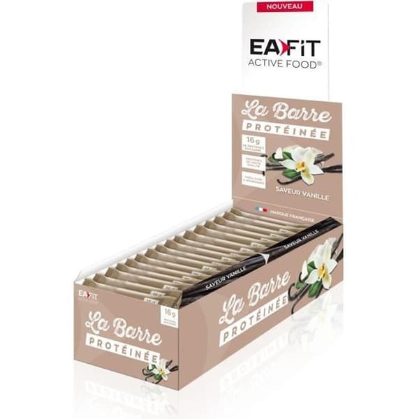 EAFIT - Vaniljproteinbaren - Display med 24 barer
