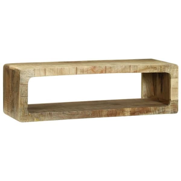 TV-möbel - Mangoträ - 80x30x25 cm - Rustik finish - Rektangulär