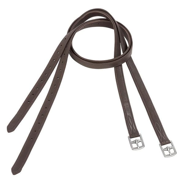 USG Soft lädergjordar för häst (x2) - brun - 140 cm