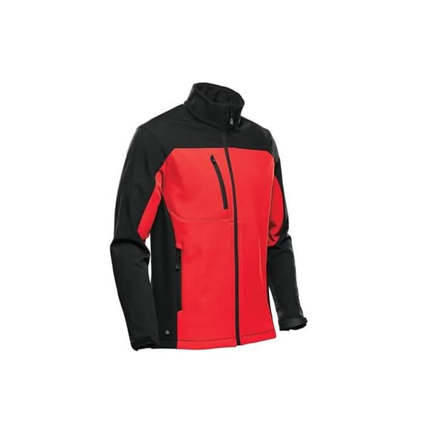 Stormtech Cascades 3-lagers softshell-jacka - klar röd/svart