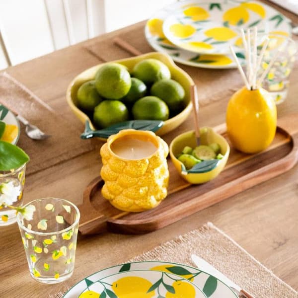 Coupelle i Keramik "Citrus" 15cm Gul