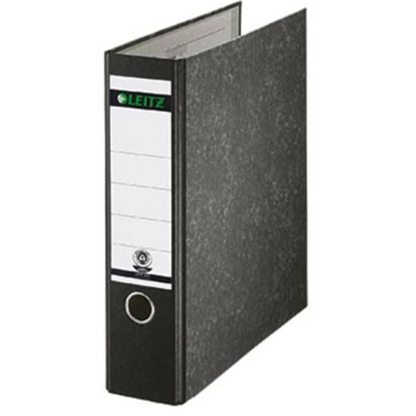 Register - Leitz - Marmorera Molnig - A4 - 80 mm - Häftrare med spak