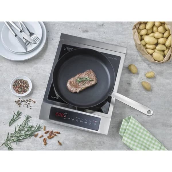 Induktionshäll - CASO - Precis matlagning - Smart Control - Håller värmen