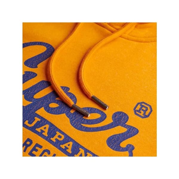 Sweat Superdry Herr Script Gul Bomull