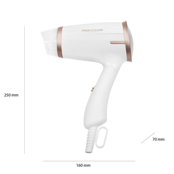ProfiCare PC-HT 3009 hårtork (vit champagne) U