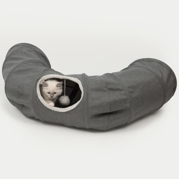 VESPER Tunnel - Grå - För katt 97x68x28cm