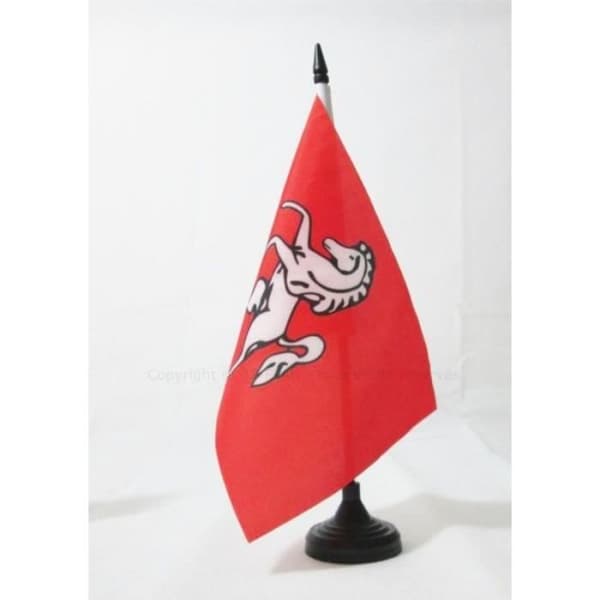 Bordduksflagga - AZ FLAG - Kent County - 21x14cm - Polyester - Inomhus